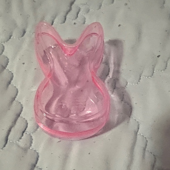 Pink Bunny-Shaped Plastic Container - Picture 2 of 3